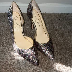 Multi Colored Jessica Simpson Heels